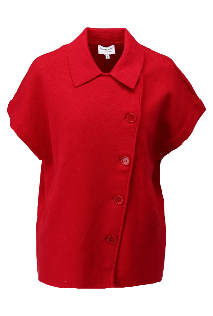Vest met knopen - D849L