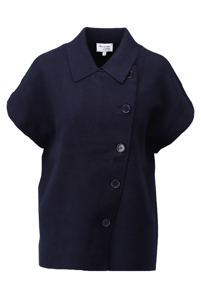 Vest met knopen - D849L