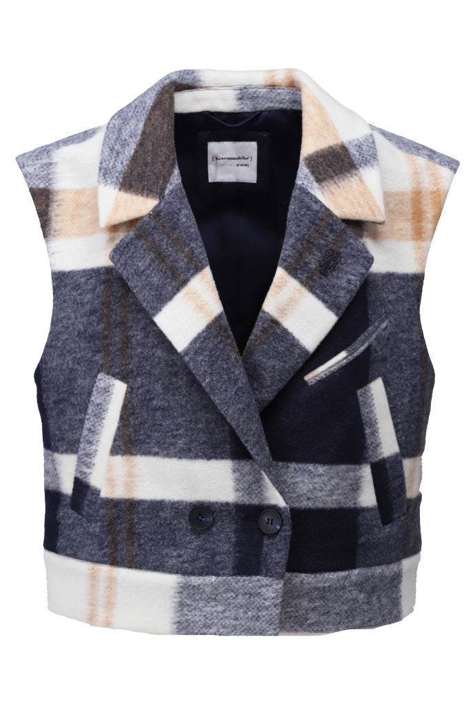 Geruite gilet - D908L