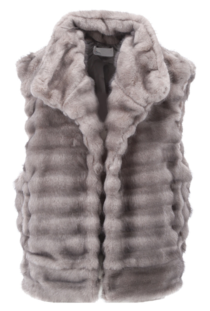 You're My Lobster — Bont gilet met zakjes — packshot grey
