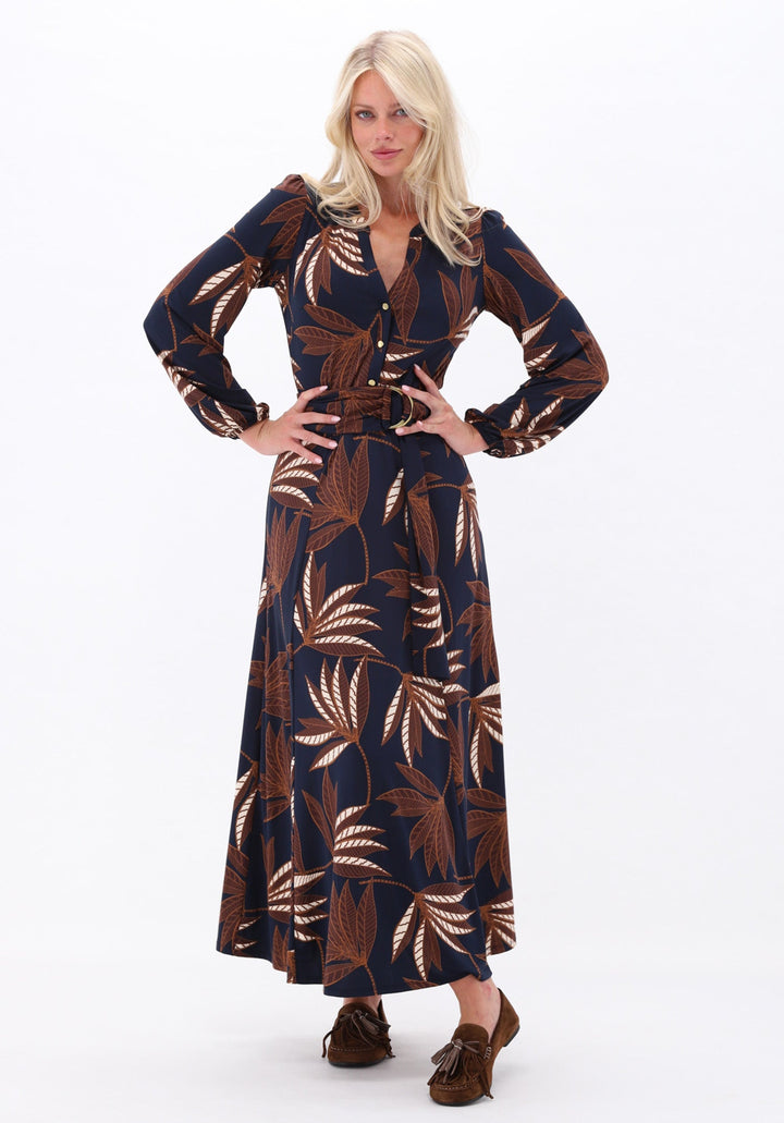 K-design — Maxi jurk met botanische print publicity P154