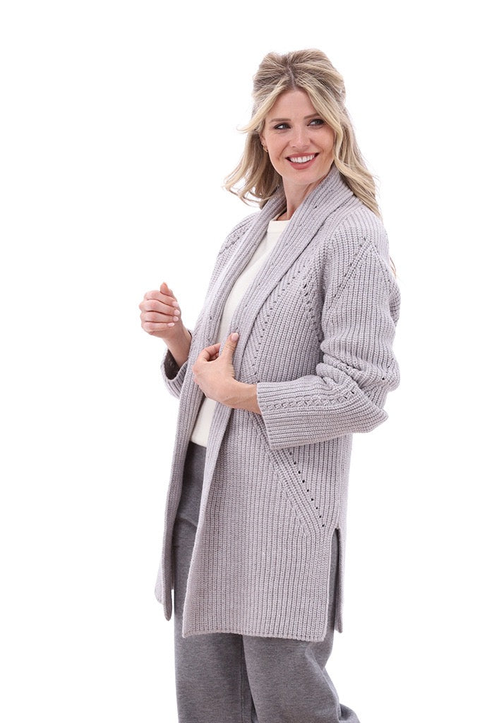 K-Design - Gebreide cardigan met lovertjes (B809)
