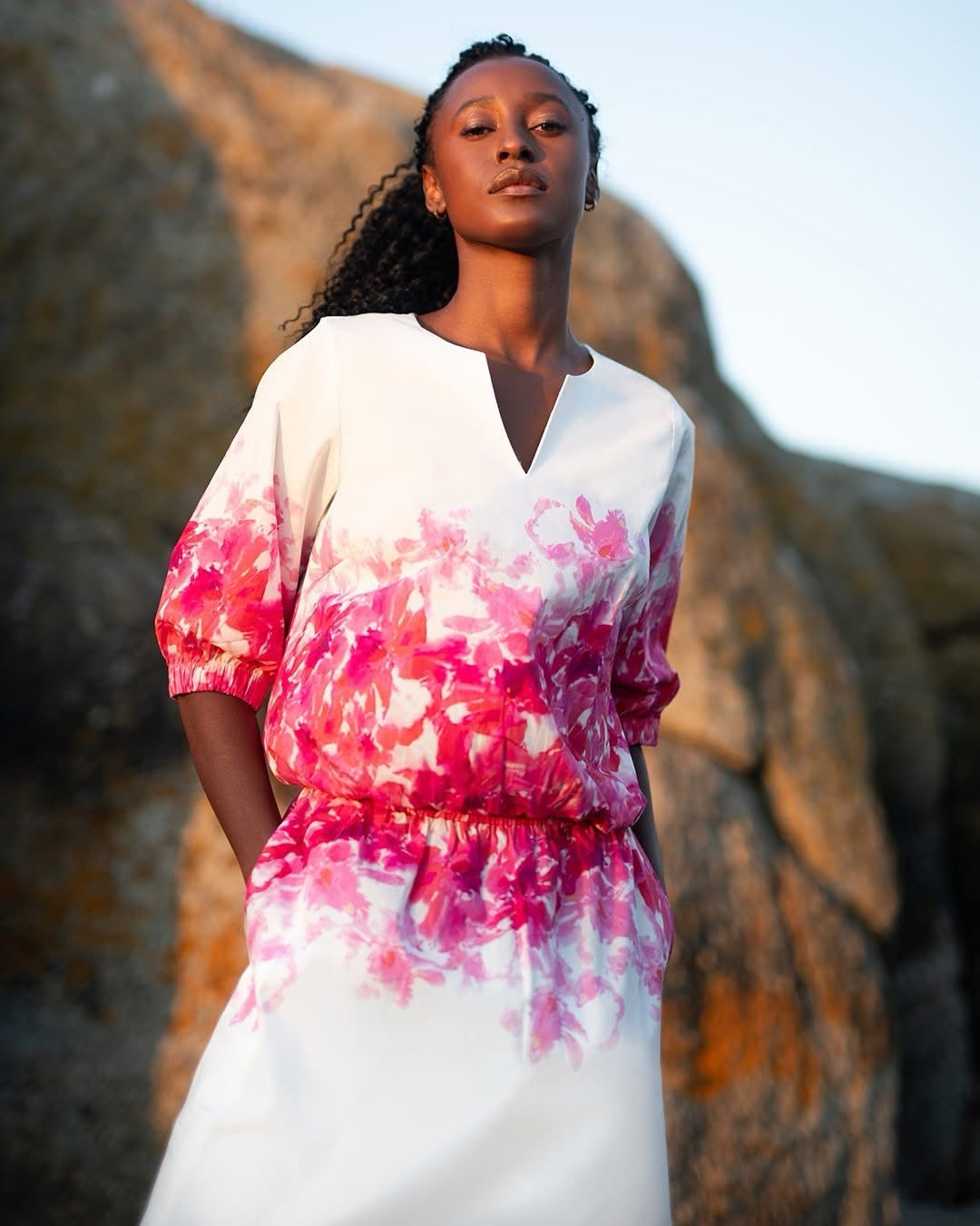 You're my lobster - Lange rok met print (C350L)