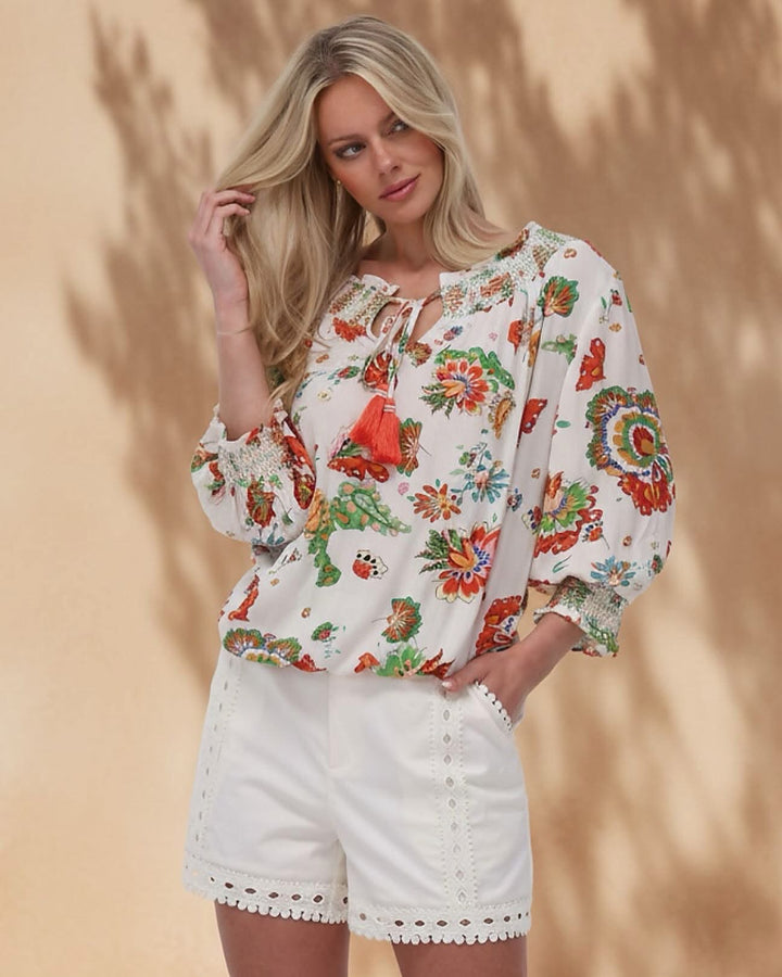 K-design - Top met print (C154)