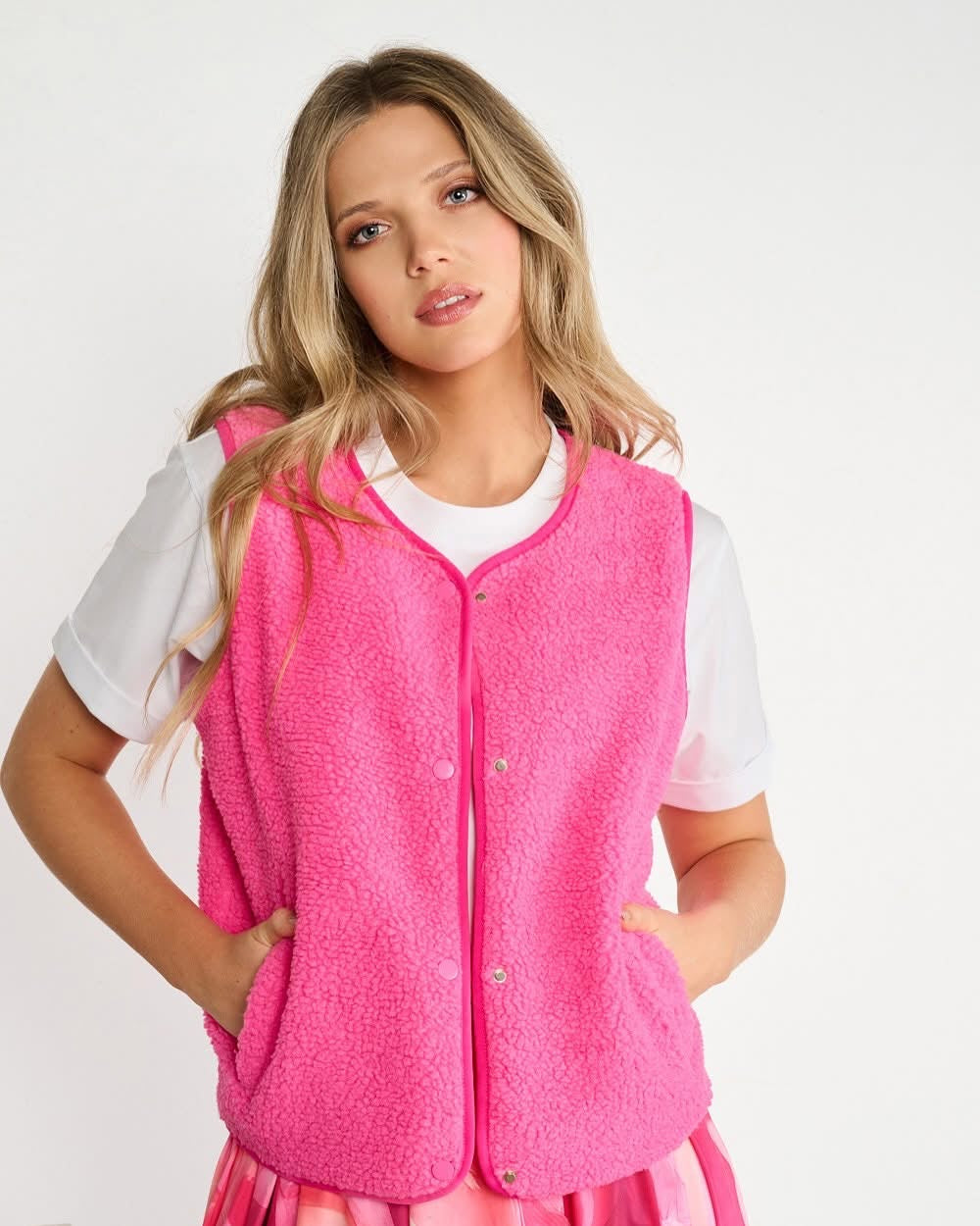 K-design - Fluo bodywarmer (A905fluo pink) - What Els!