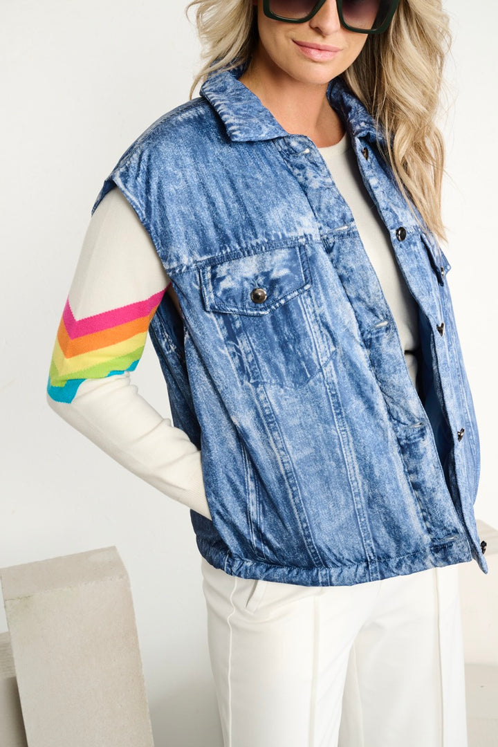 K-design - Broek met plooi (A703Ecru) - What Els!