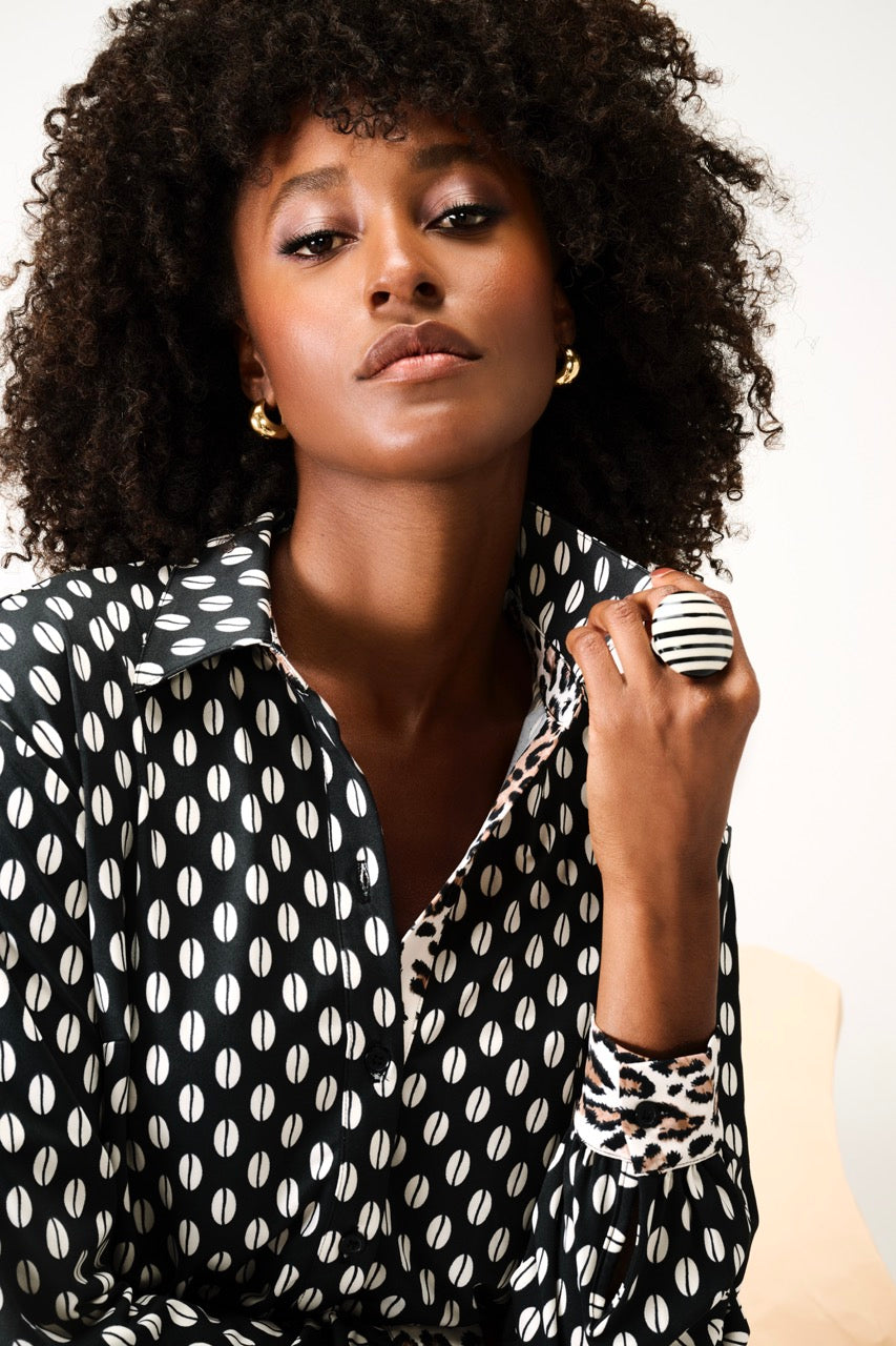 K-Design - Jumpsuit met design & bijpassende riem (B326)