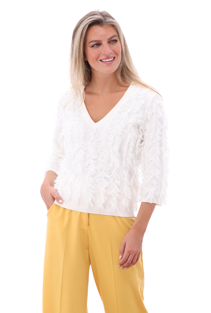 K-design - Effen broek avec rits