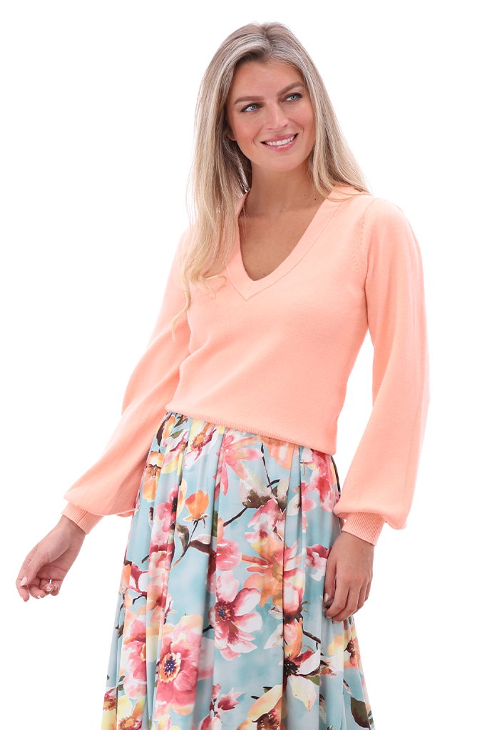 K-design - Maxi rok met print (A200P988) - What Els!