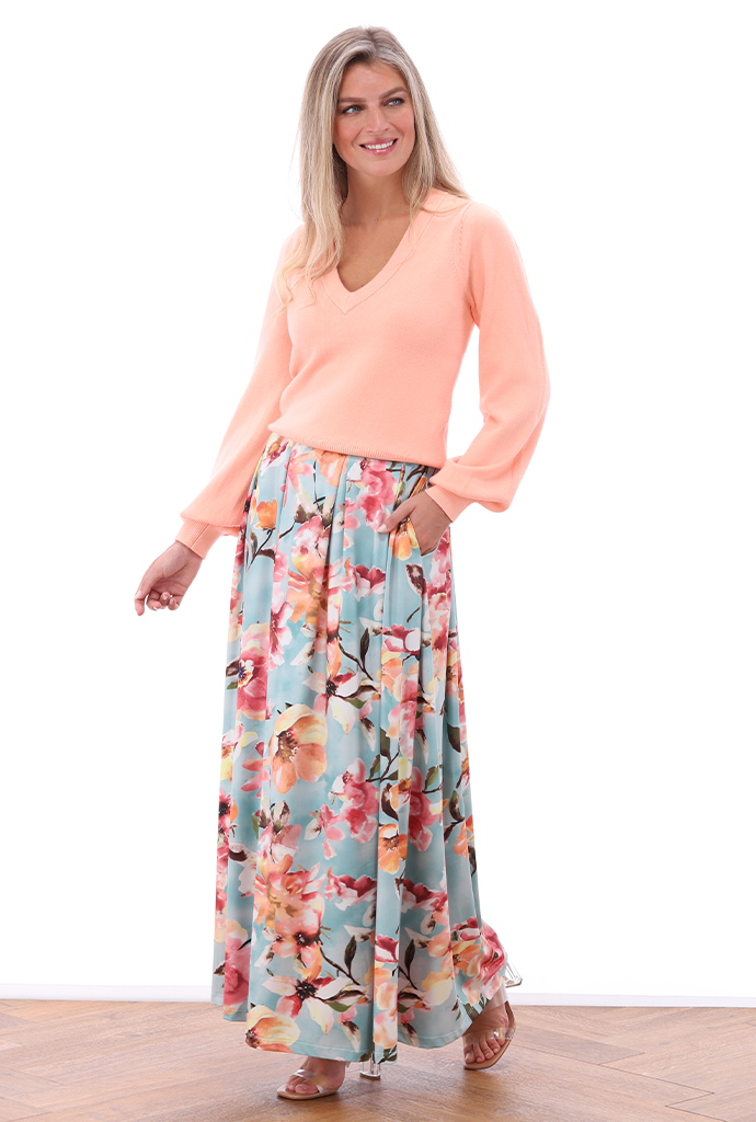 K-design - Maxi rok met print (A200P988) - What Els!