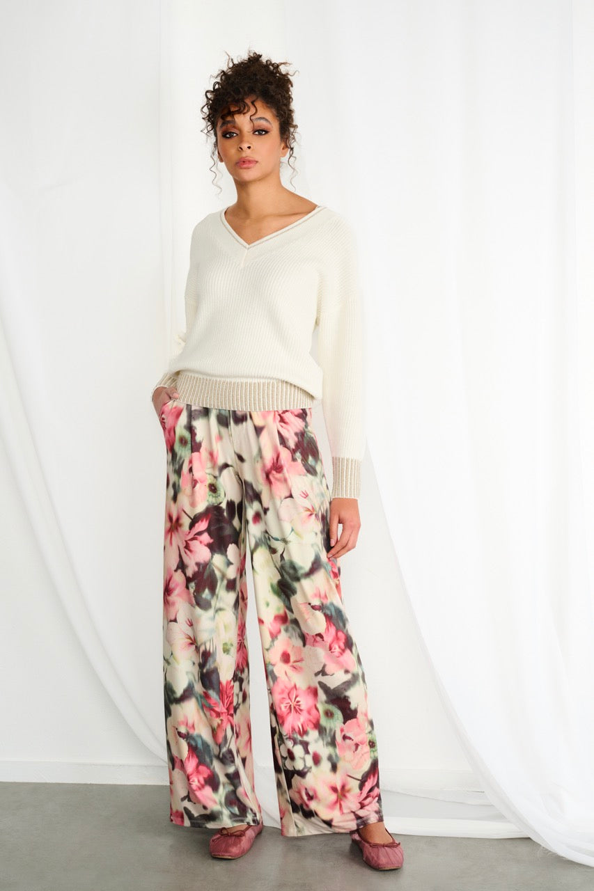 K-design - Broek met print (A341P956) - What Els!