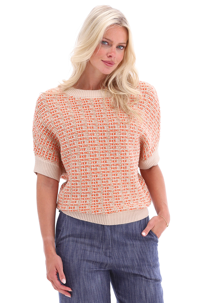 K-design - Pull avec vleermuismouwen