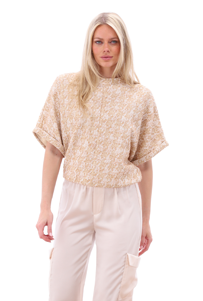 K-design - Cargo broek in satijn look (A673Birch) - What Els!