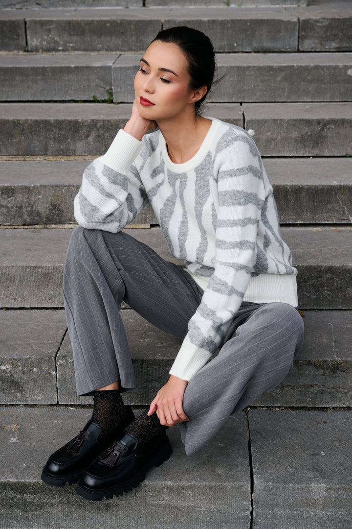 K-design - Broek met krijtstreep - What Els!