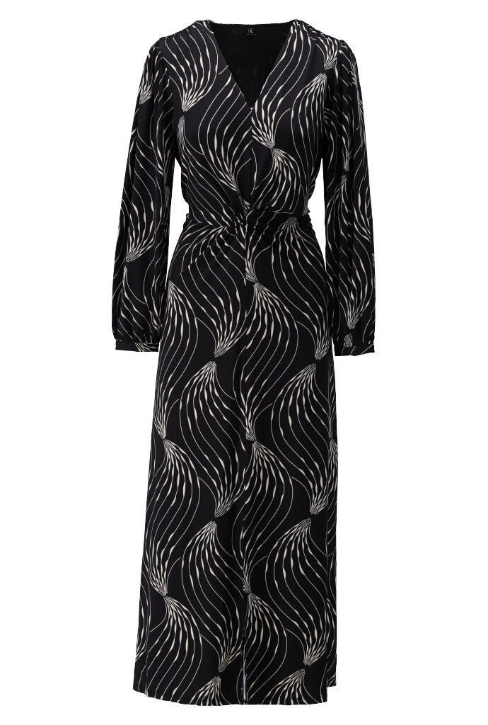 K-design - Maxi dress met print en V-hals - What Els!