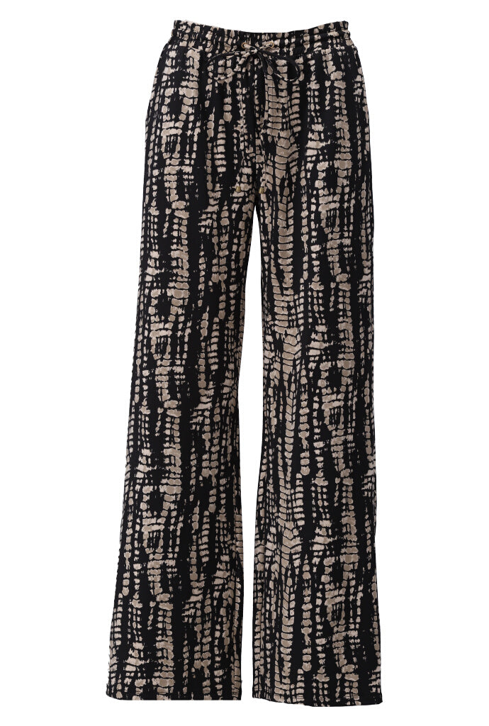 K-design - Broek met print en trekkoord - What Els!