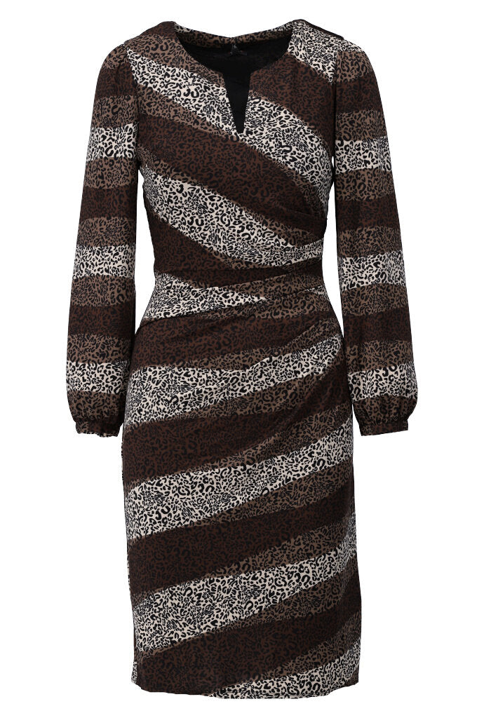 K-design - Bodycon mini dress met print - What Els!