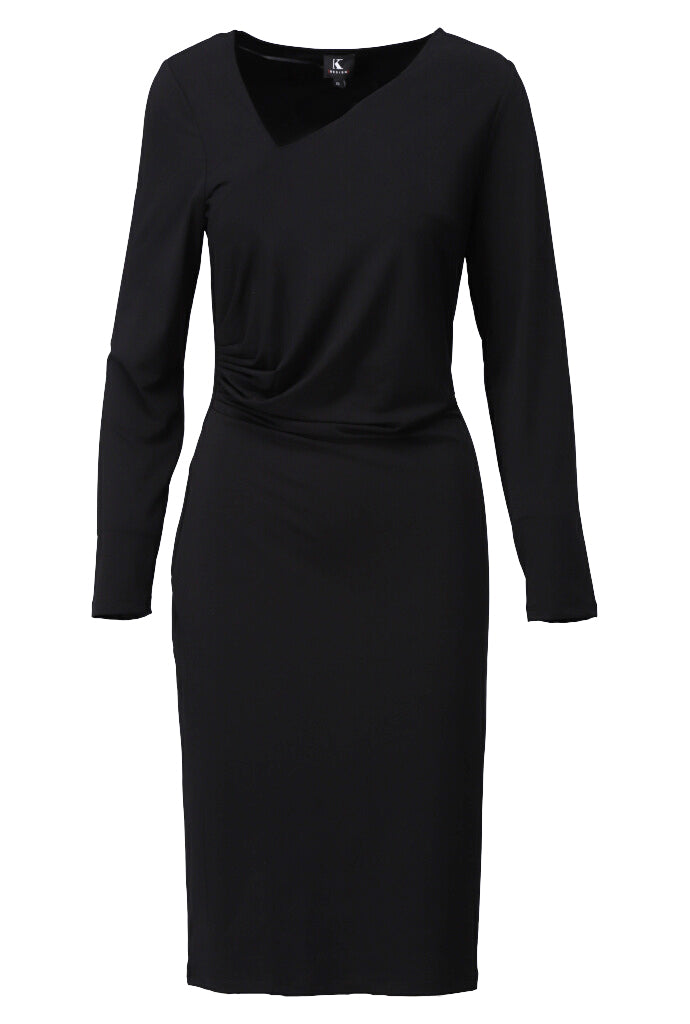 K-design - Midi dress met speciale hals - What Els!