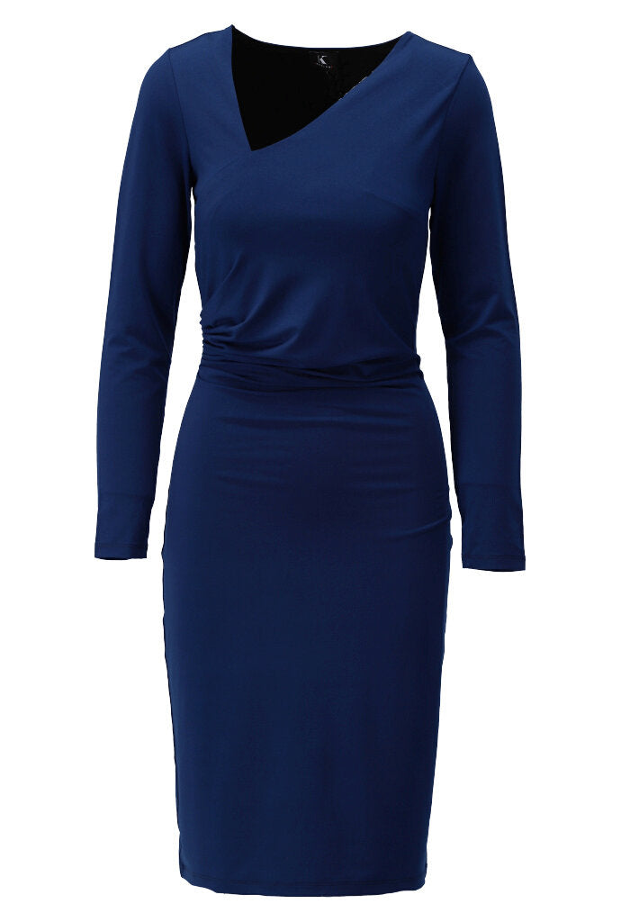 K-design - Midi dress met speciale hals - What Els!