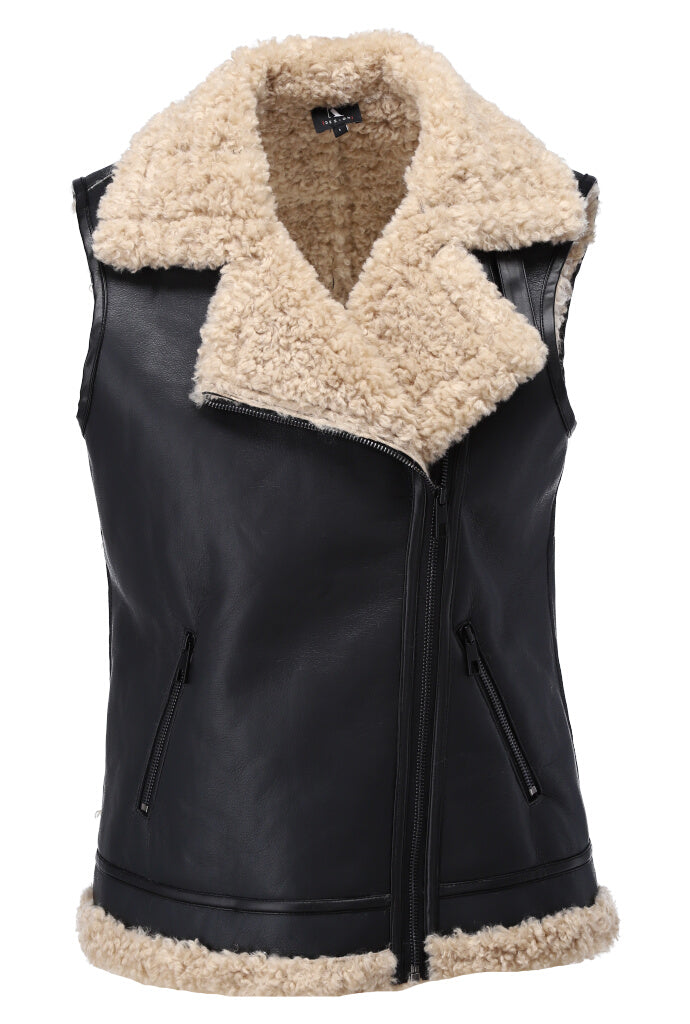 K-design - Biker jas met imitatiebont - What Els!