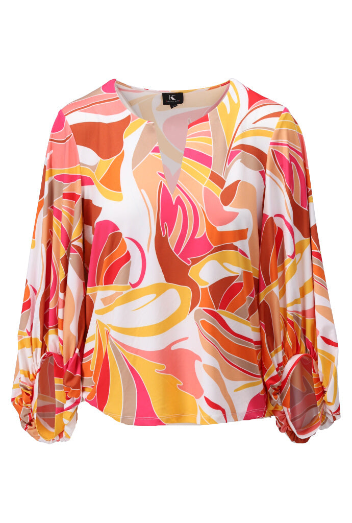 K-design - Top met print (A302P943) - What Els!