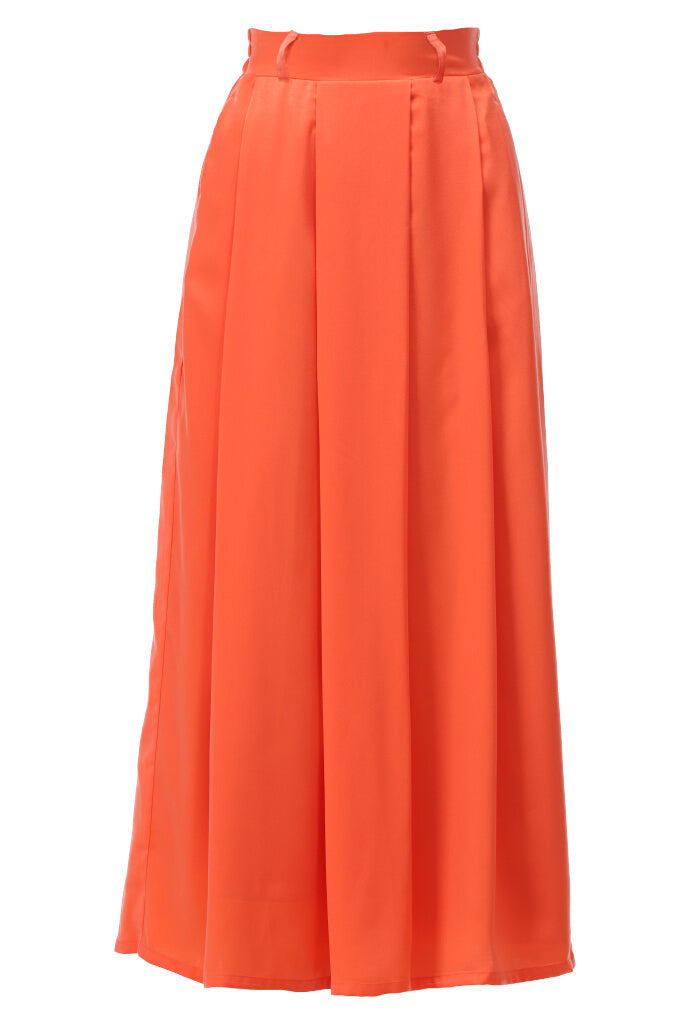 K-design - Rok met plooien (A677Orangeade) - What Els!
