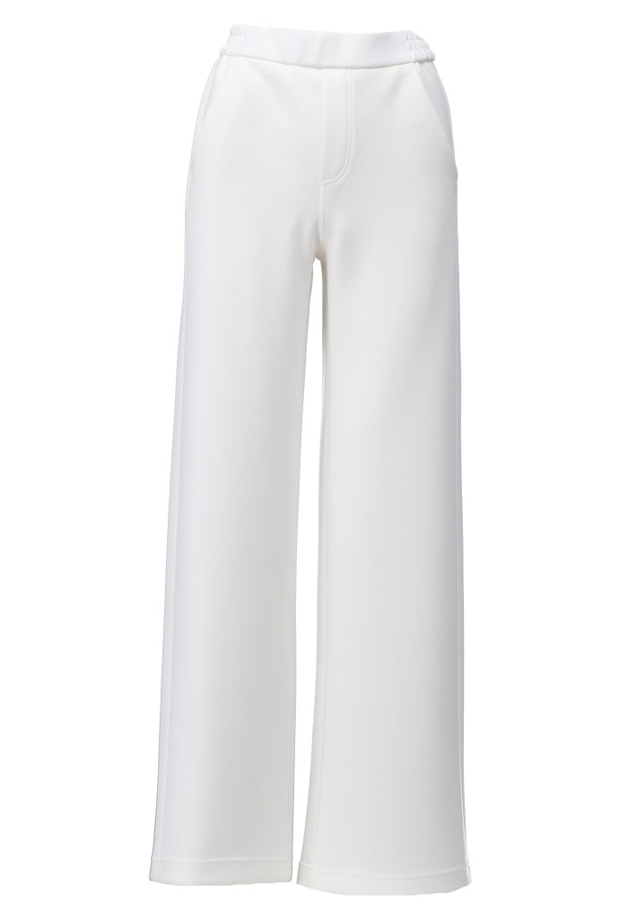 K-design - Broek met elastiek (A701Ecru) - What Els!