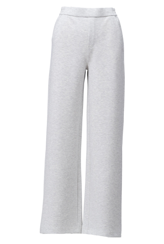 K-design - Broek met elastiek (A701Light grey mélange) - What Els!