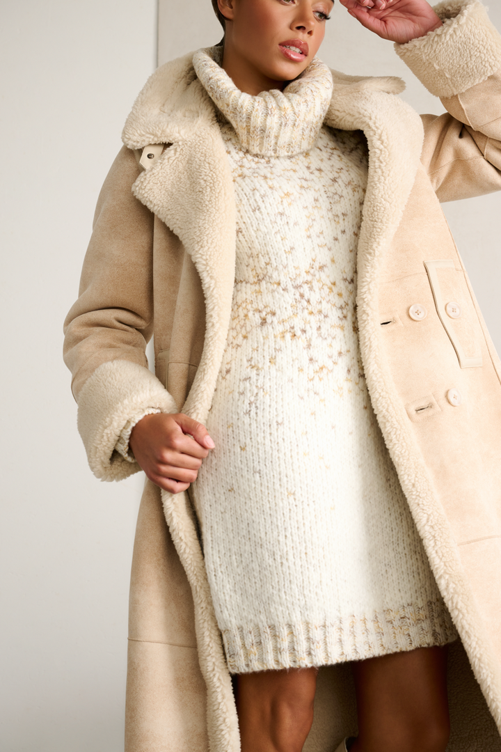 K-design - Omkeerbare teddy jas (X902) - What Els!