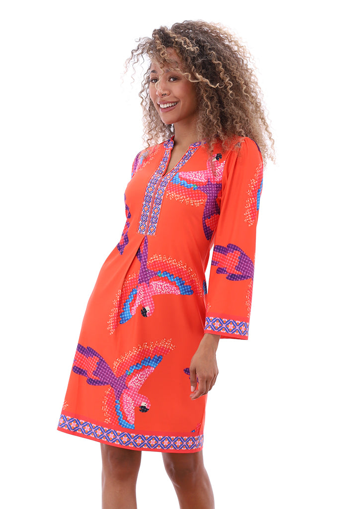 K-design - Jurk met print (C405)