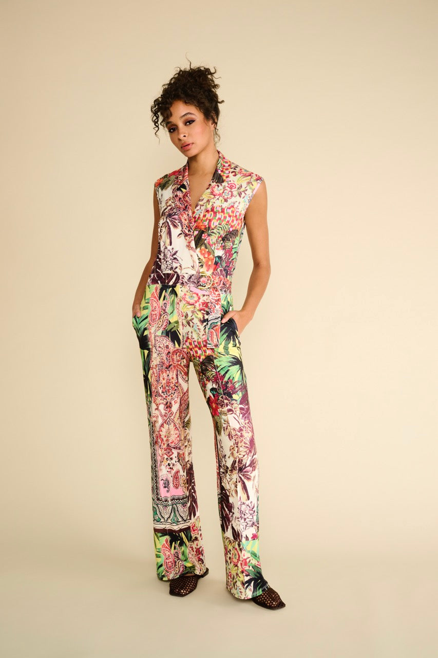 K-design - Jumpsuit met print (A332P939) - What Els!
