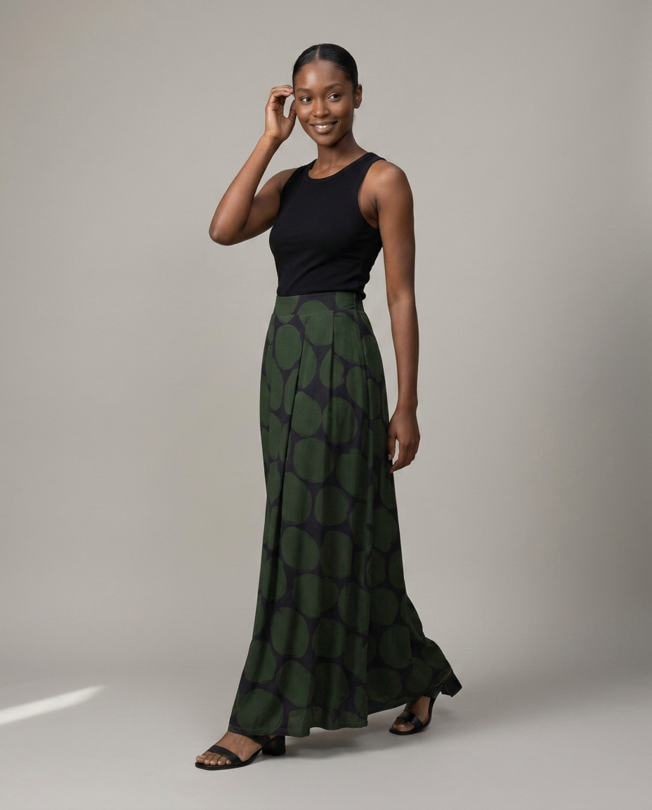 K-design — Maxi rok met print studio