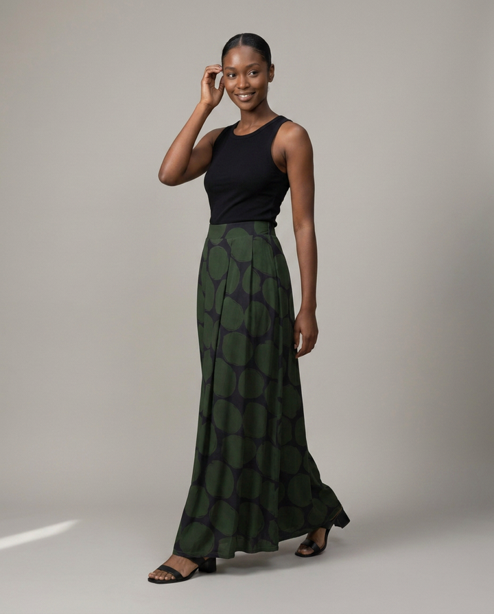 K-design — Maxi rok met print studio