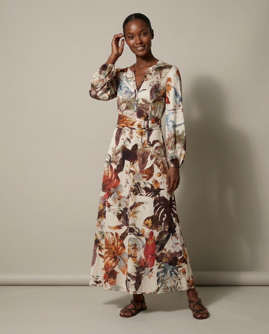 K-design — Maxi jurk met design studio