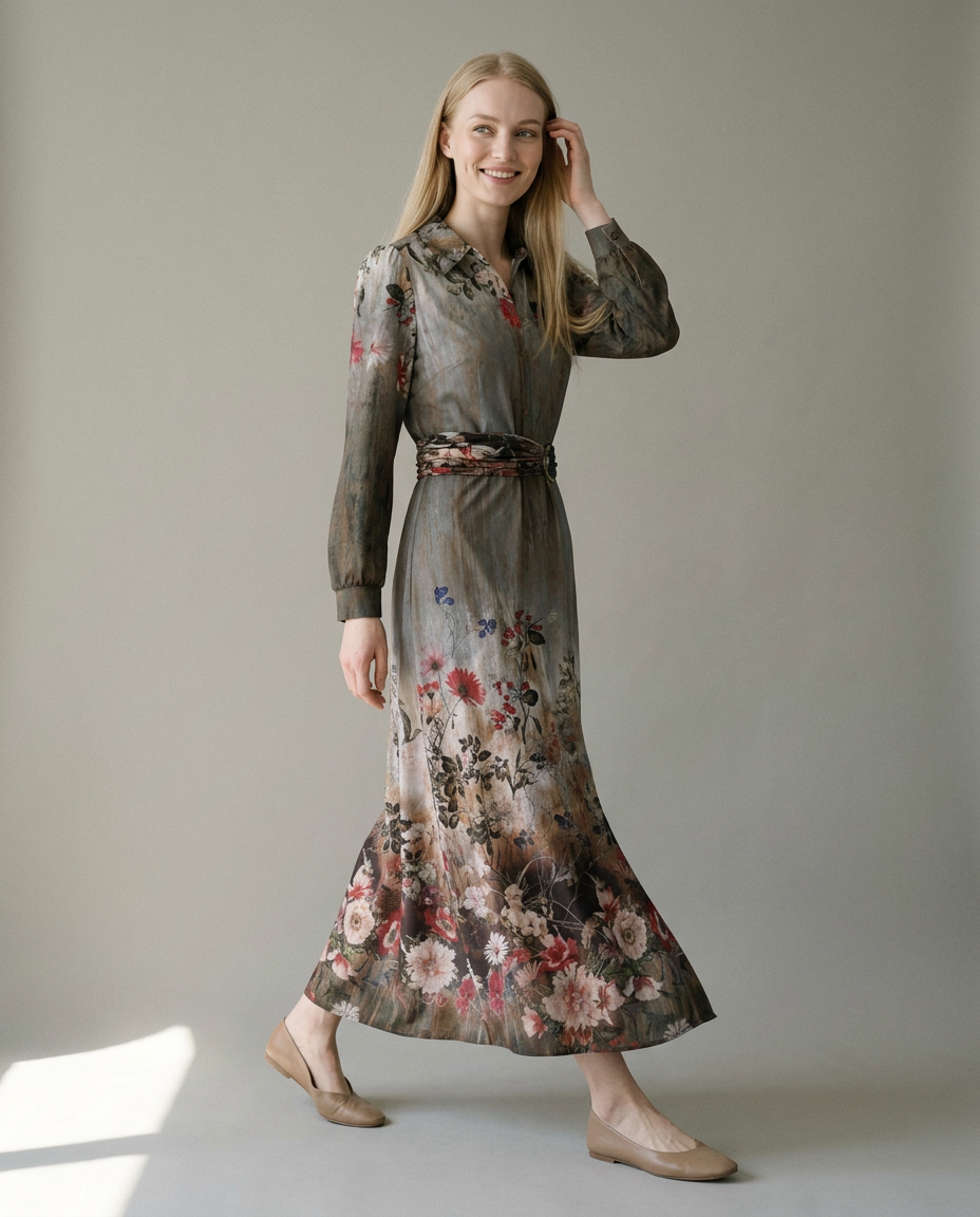 You're My Lobster — Maxi jurk met design studio