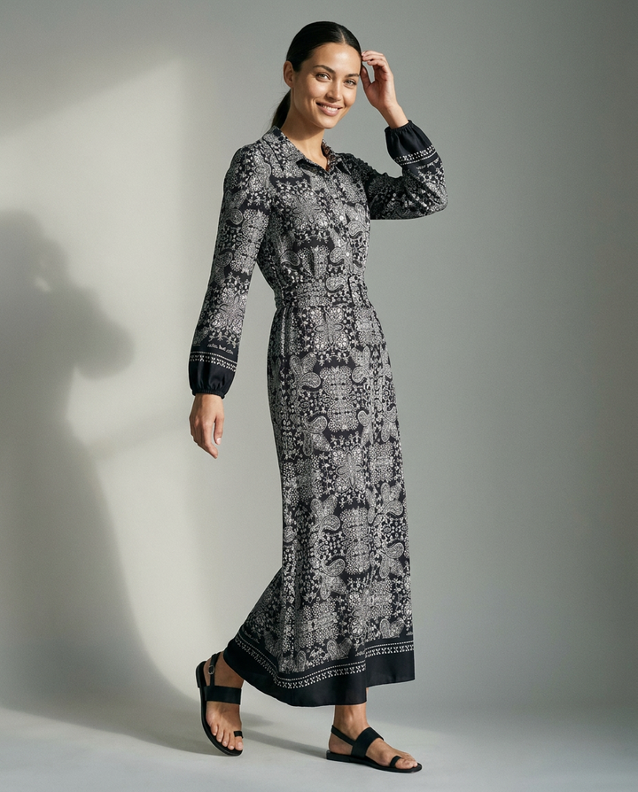 You're My Lobster — Maxi jurk met paisley print studio