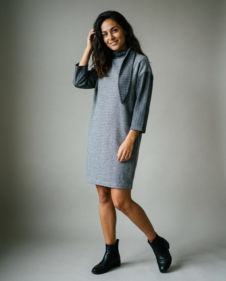 You're My Lobster — Jurk met krijtstreep fantasie studio Grey