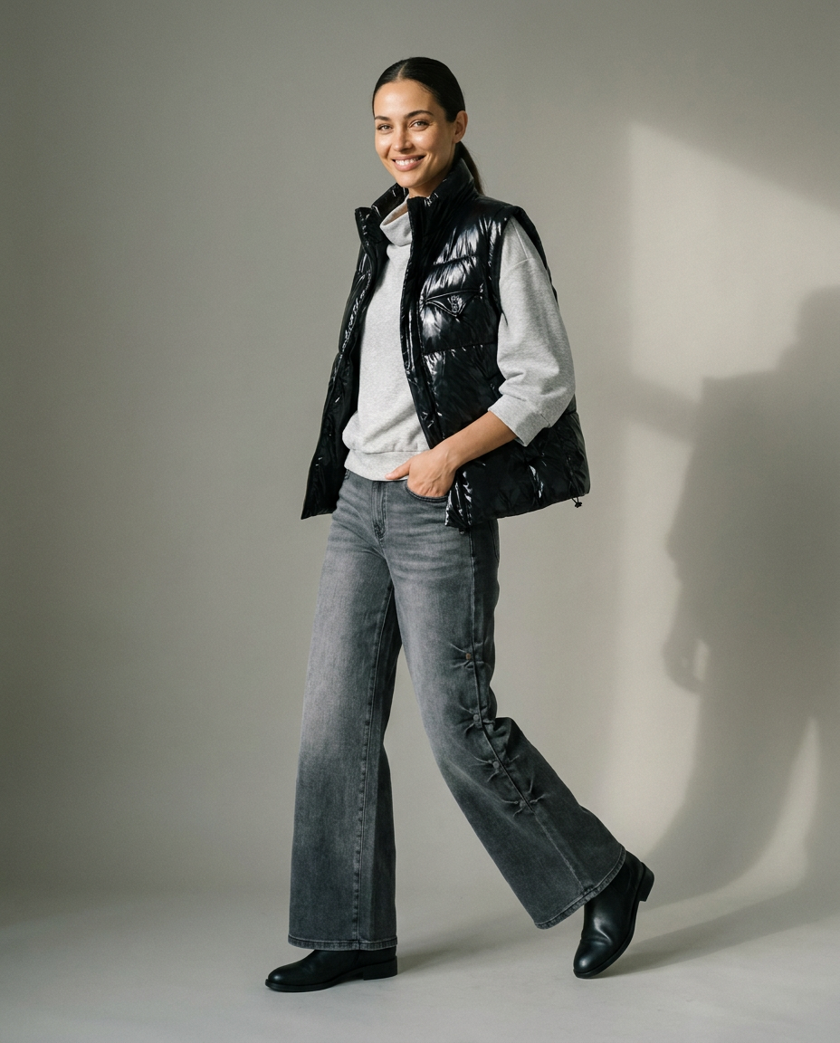 You're My Lobster — Soft touch top met kraag (Moonstruck) studio look moonstruck