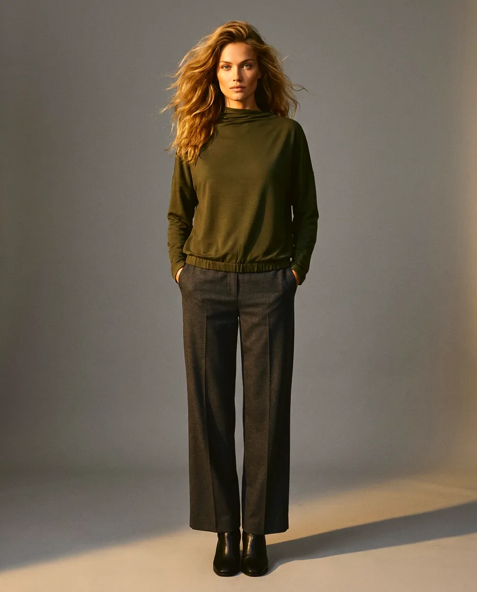 You're My Lobster — Soft touch top studio Dark Olive