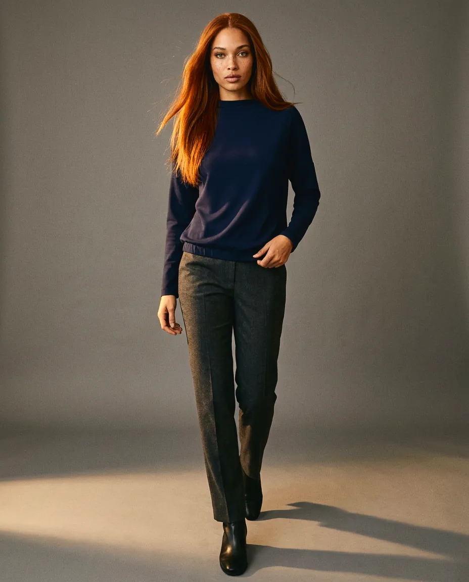 You're My Lobster — Soft touch top studio Navy Blazer