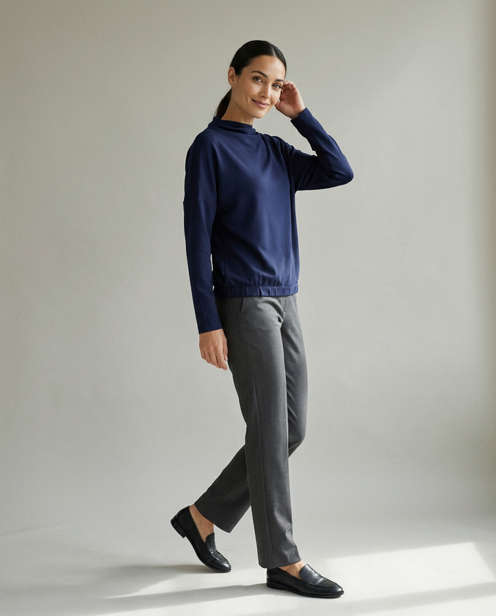 You're My Lobster — Soft touch top studio Navy blazer