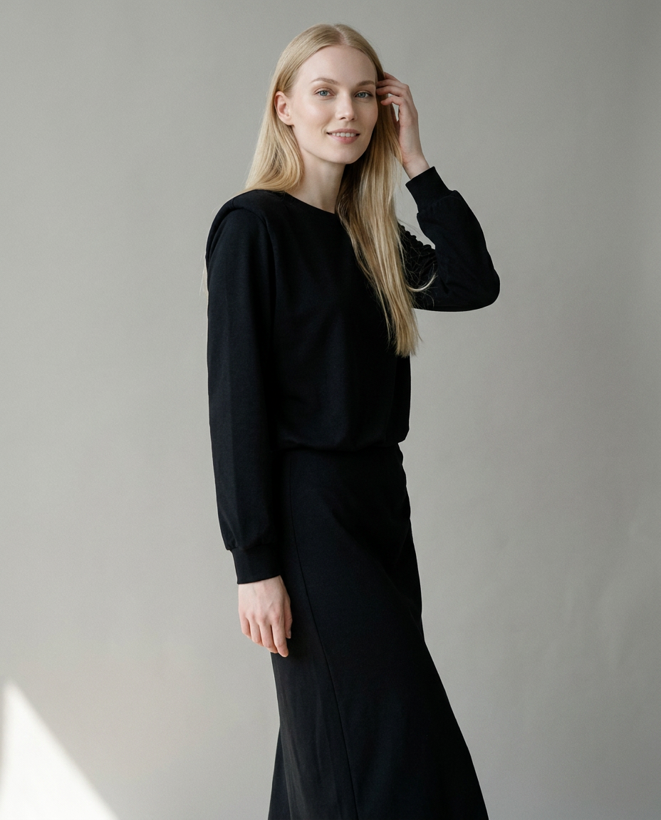 You're My Lobster — Maxi jurk met split studio