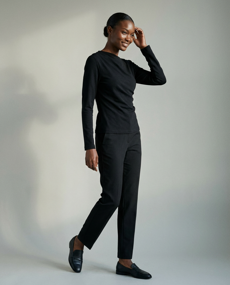You're My Lobster — Asymmetrische top studio Black
