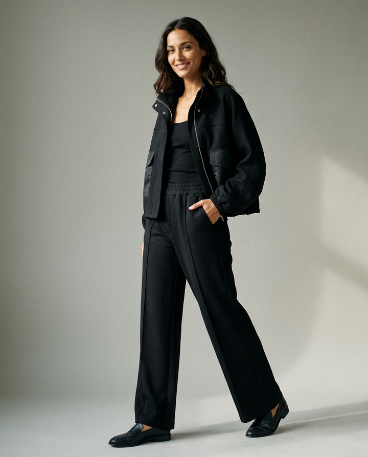 You're My Lobster — Joggers met strepen studio look black