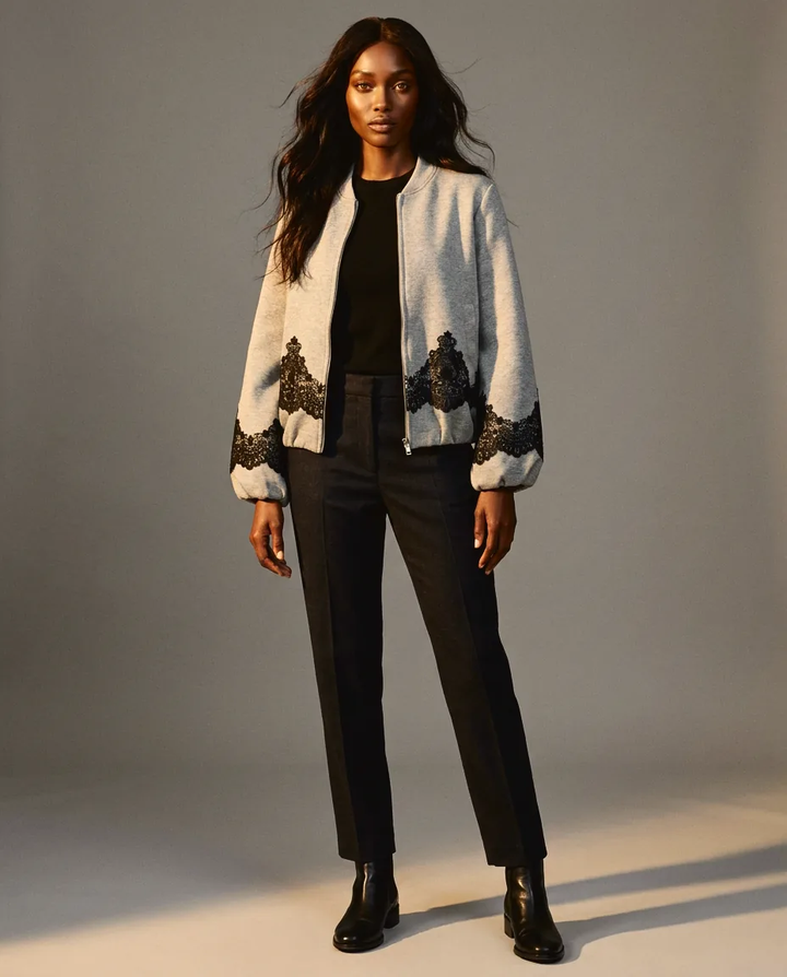 You're My Lobster — Bomberjack met kant studio Grey Melange
