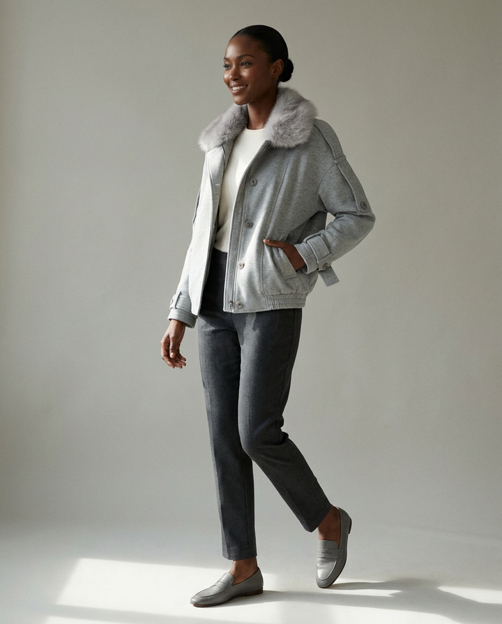 You're My Lobster — Jasje met afneembaar bontje studio Grey Melange