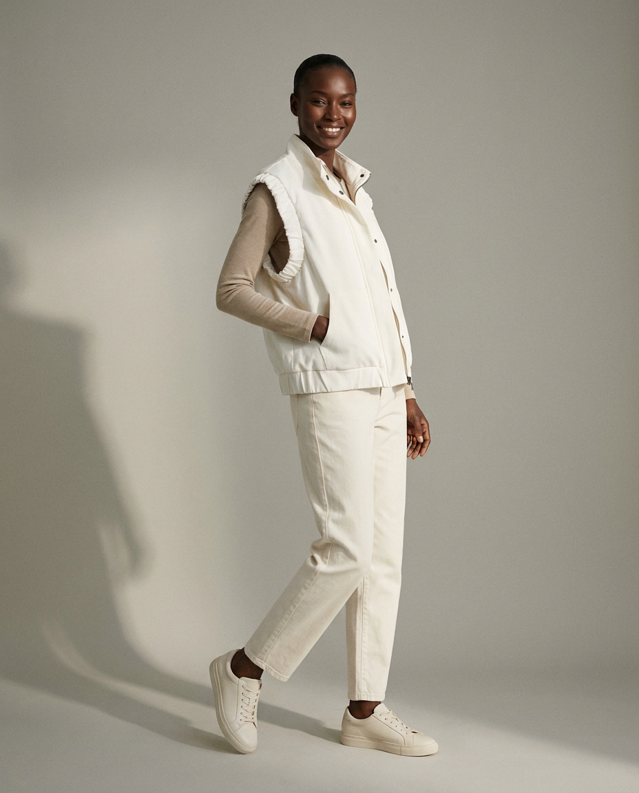 You're My Lobster — Body warmer met zakjes studio Cream