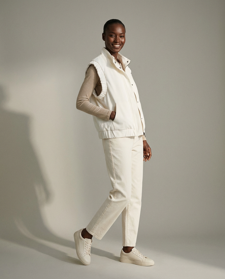You're My Lobster — Body warmer met zakjes studio Cream