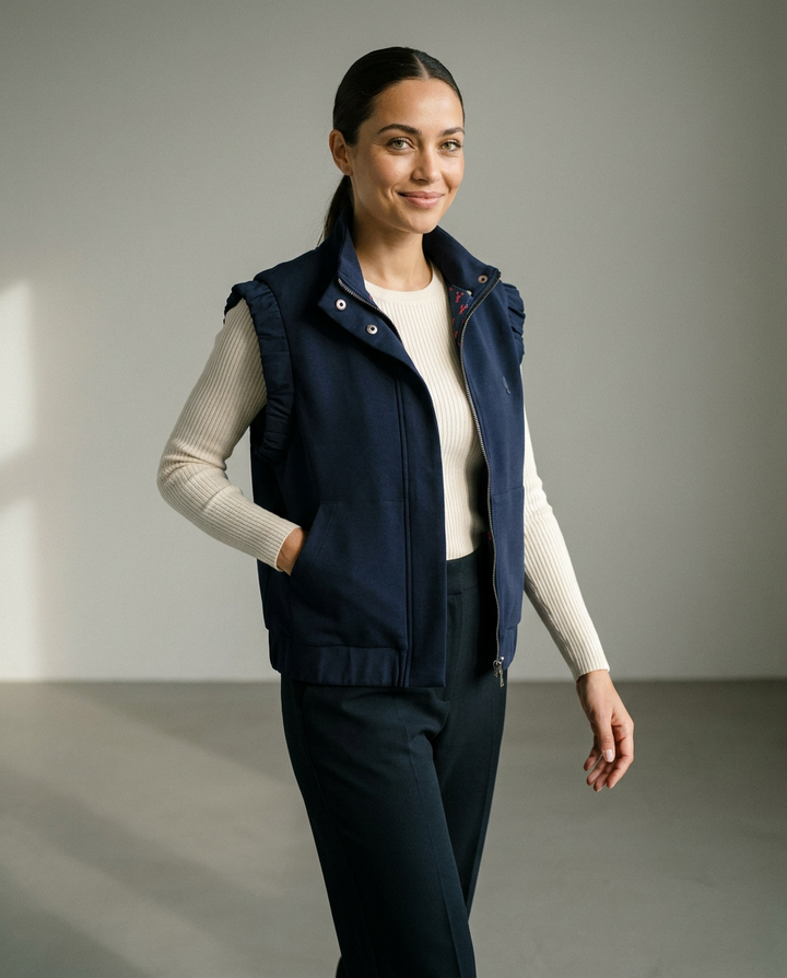 You're My Lobster — Body warmer met zakjes studio Navy