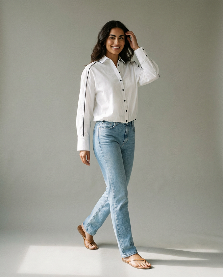 You're My Lobster — Hemd met bies studio White
